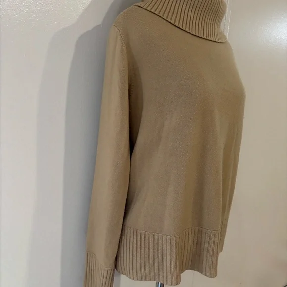 Josephine Chaus Camel Cowl Neck Sweater NWOT - Picture 2 of 4